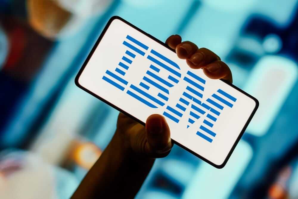 International Business Machines Corp_ logo on phone-by rafapress via Shutterstock